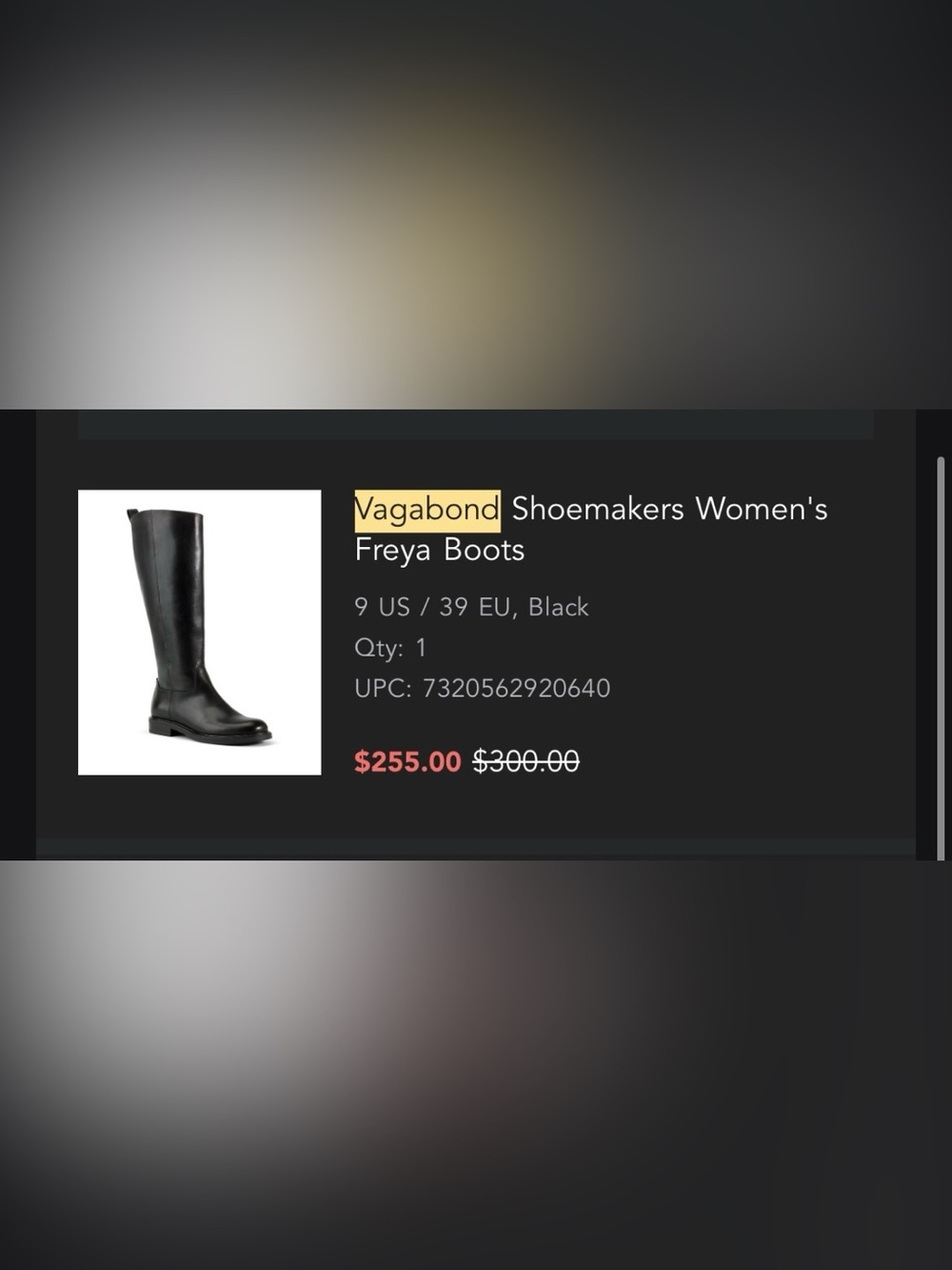 Vagabond Shoemakers Women's Freya Knee Boots Black - Picture 10 of 10